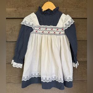 Vintage Princess Anne hand smocked dress